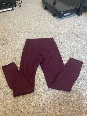 Quince Ultra Form Performance Legging 25 inch Inseam in Plum